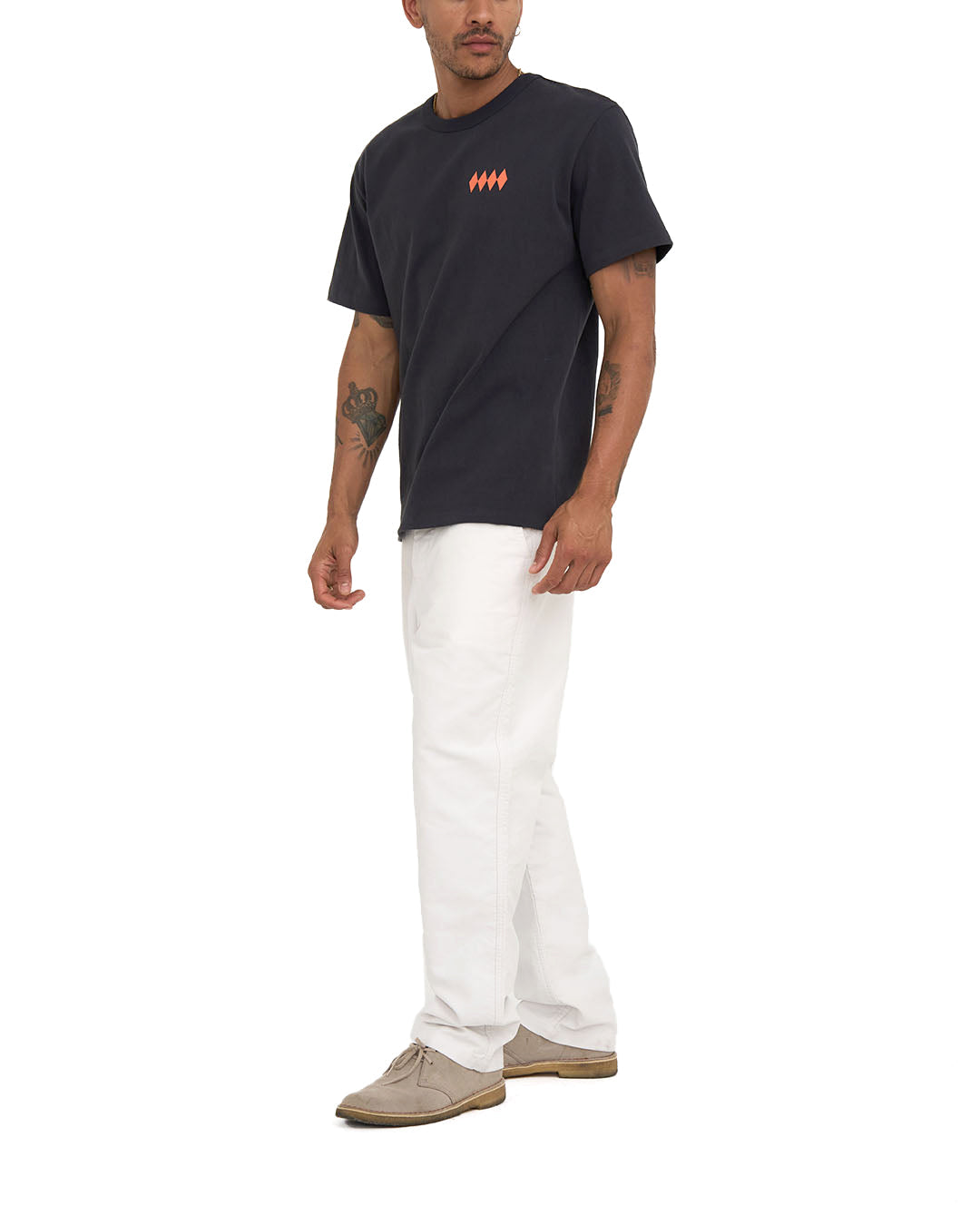MW Biarritz Address Tee - Anthracite|Model