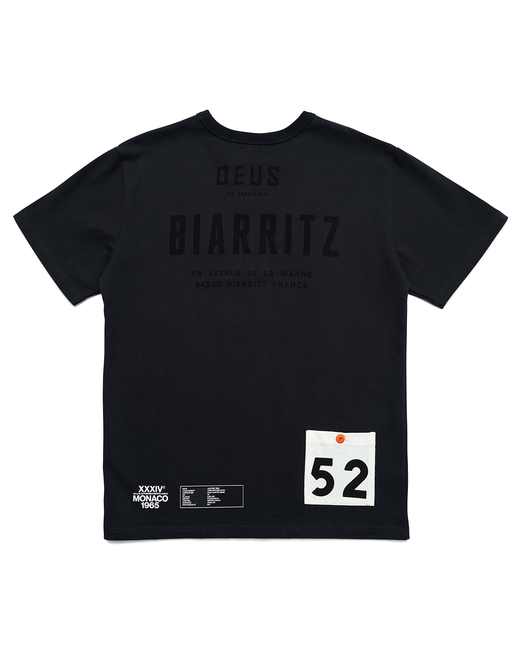 Biarritz Address Tee - Anthracite|Flatlay