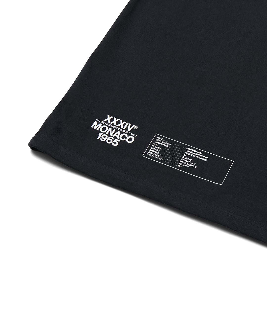 Biarritz Address Tee - Anthracite|Flatlay