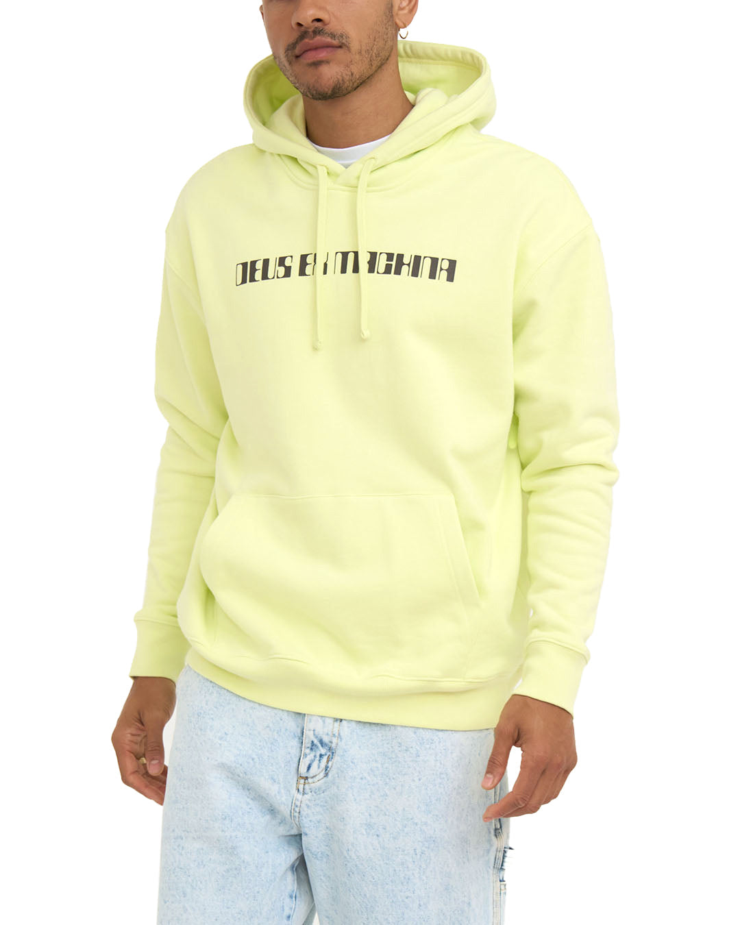 Rvr Tech Hoodie - Luminary Green|Model