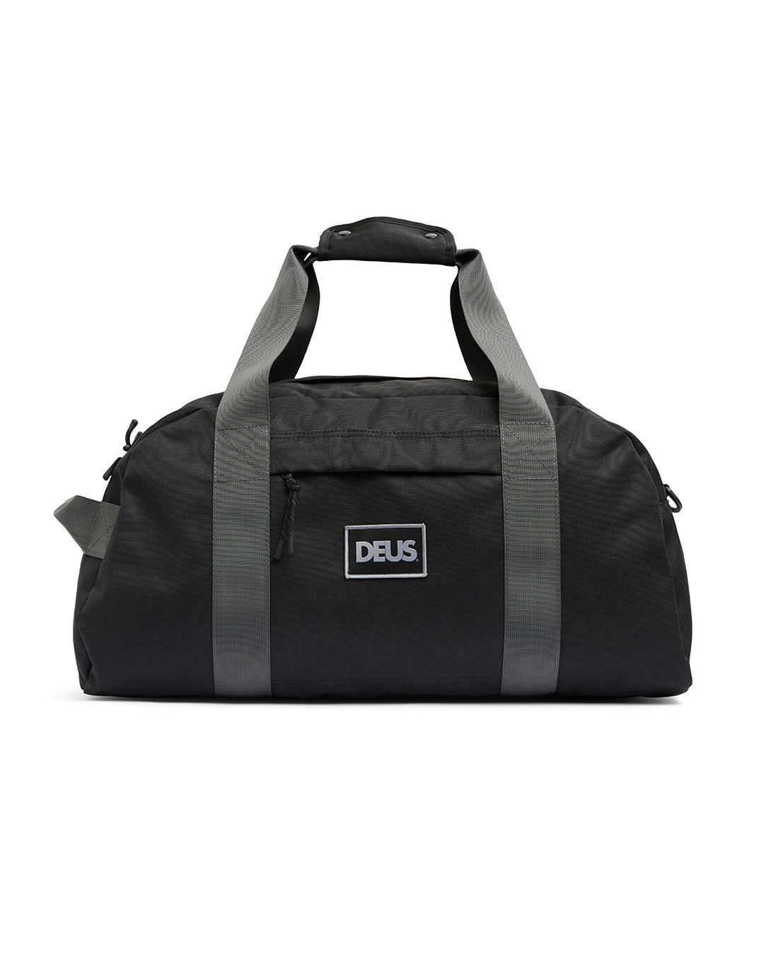 Nylon Duffle Black|Flatlay
