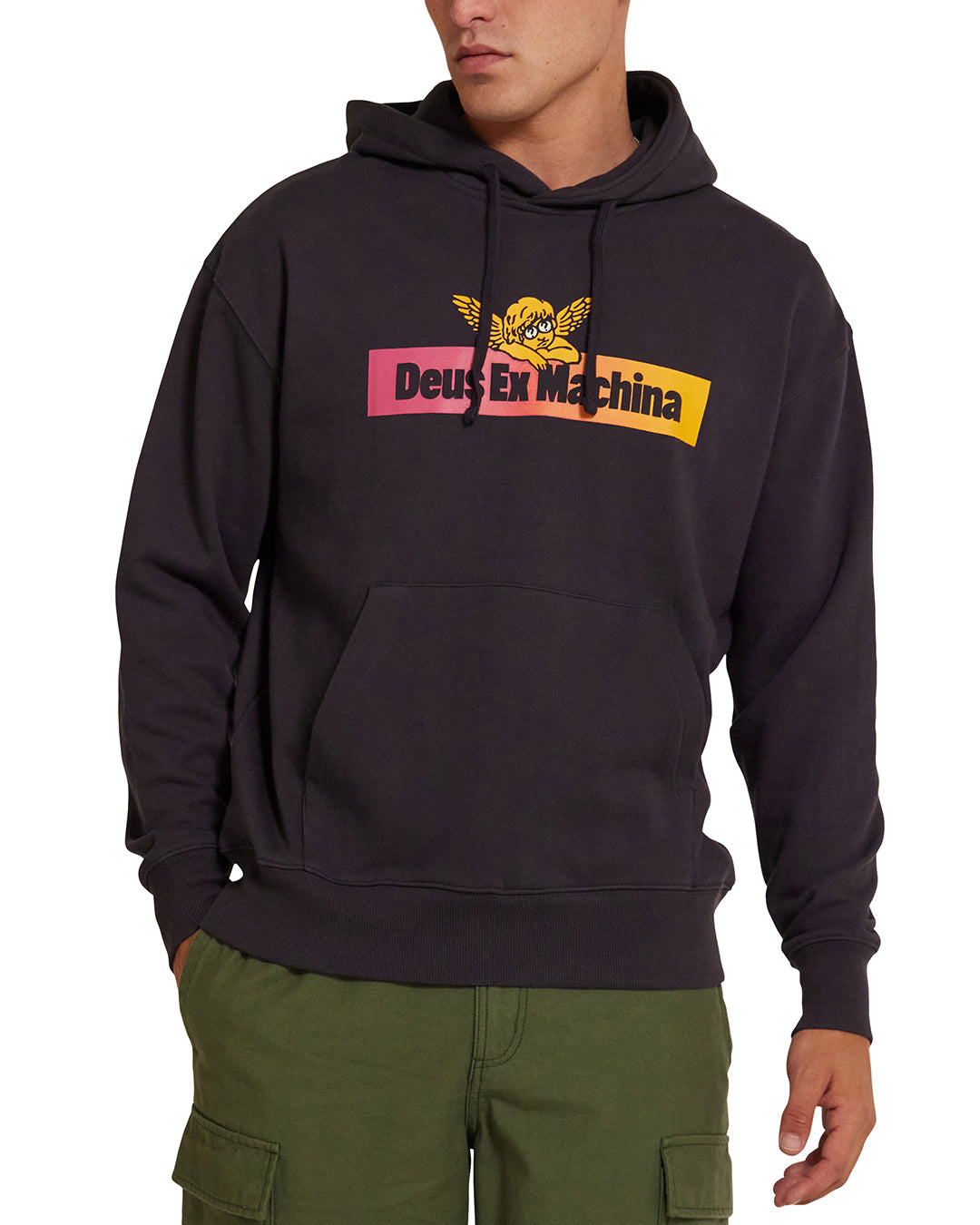 Angel Energy Hoodie - Anthracite|Model