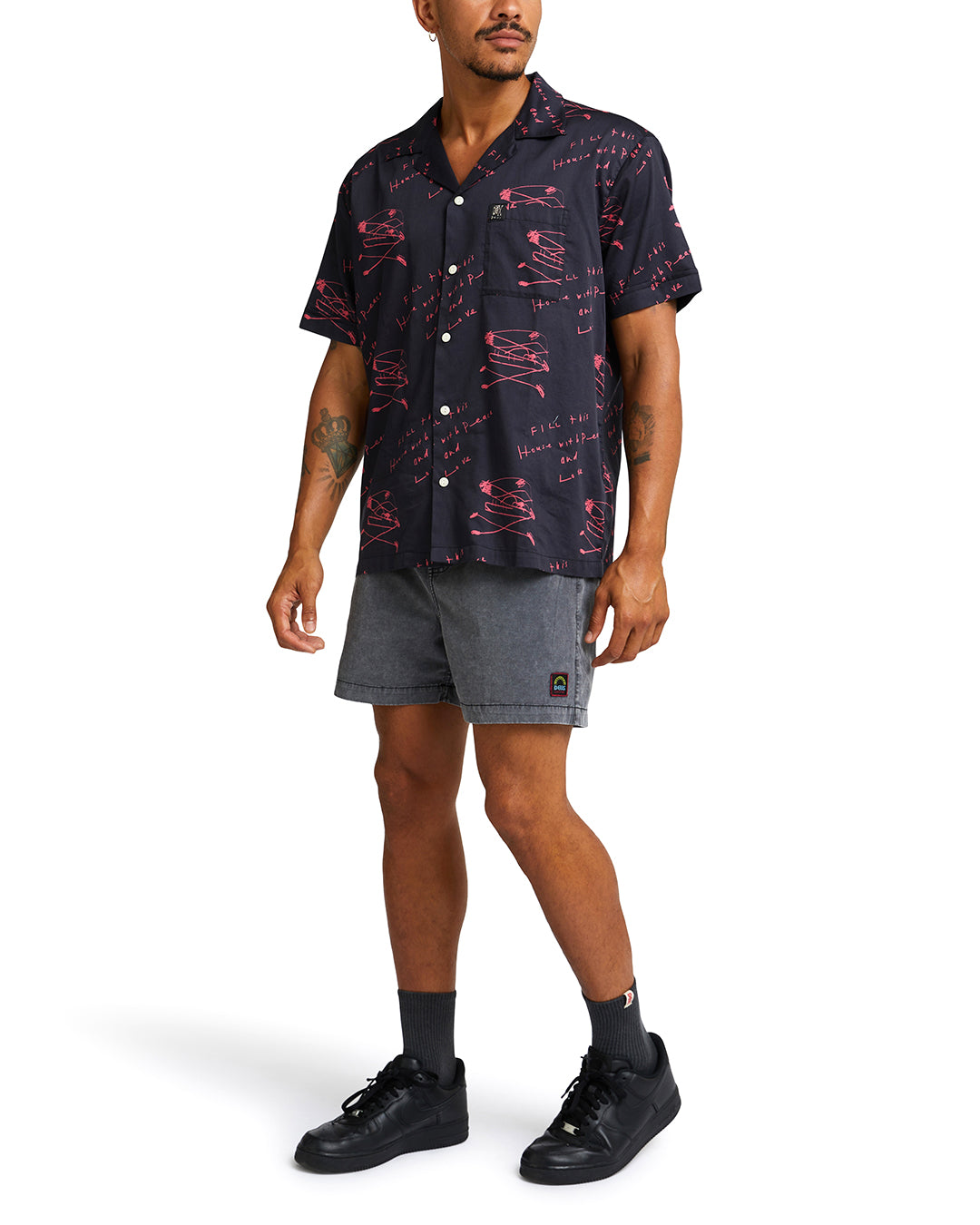 Old House Shirt - Red|Model