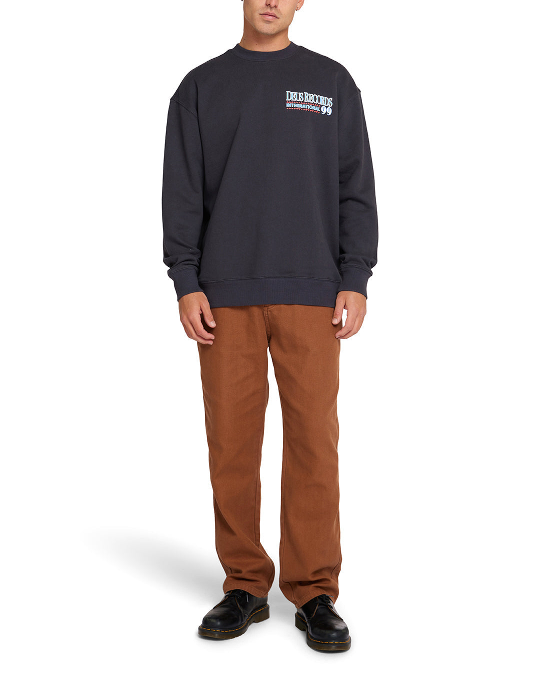 Here To Deus Crew - Anthracite|Model