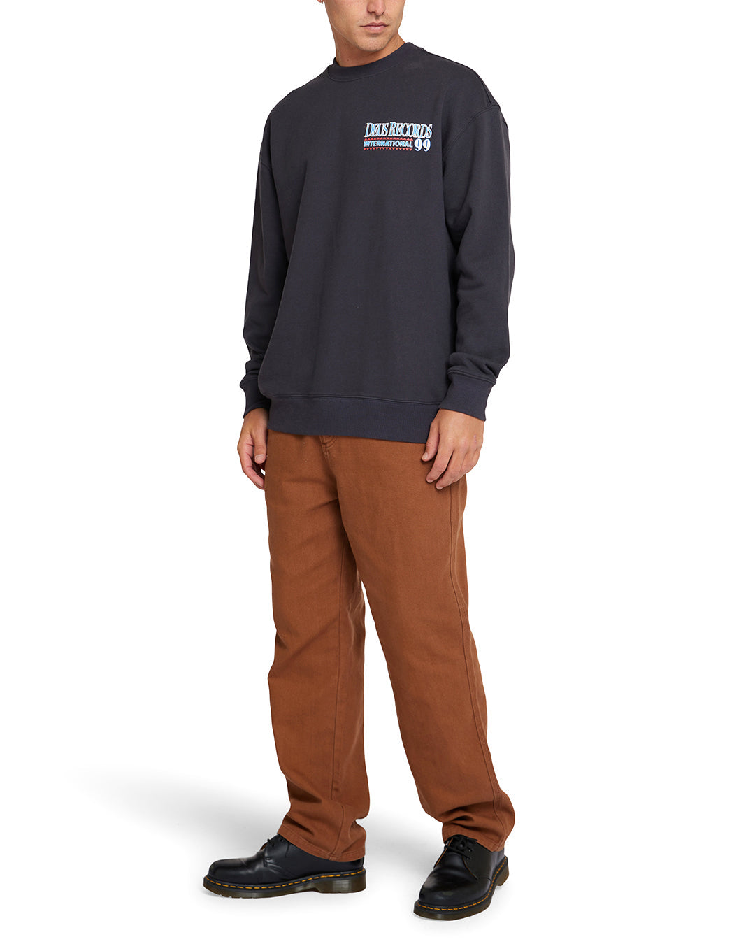 Here To Deus Crew - Anthracite|Model