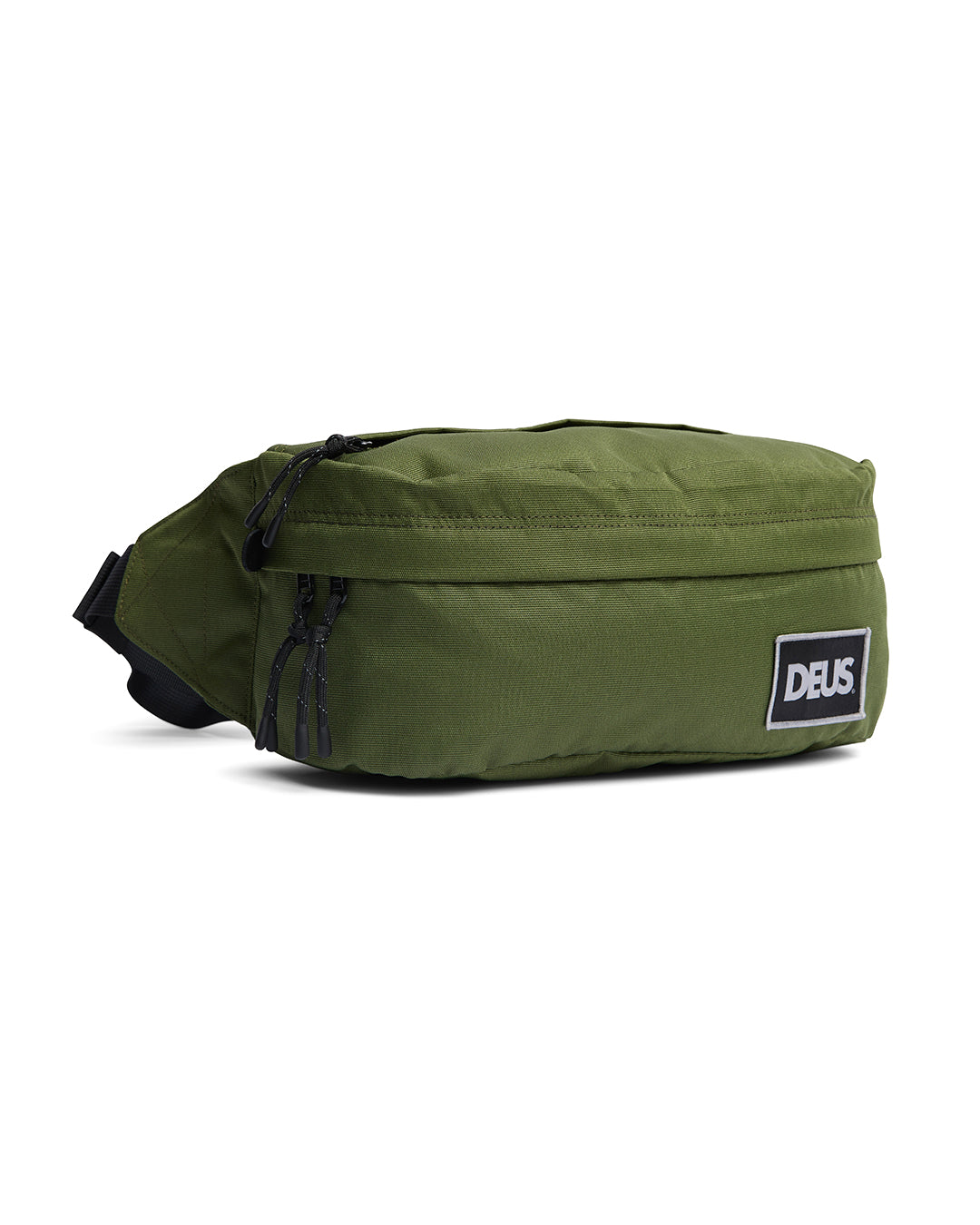 Nylon Fanny Pack - Olive|Flatlay