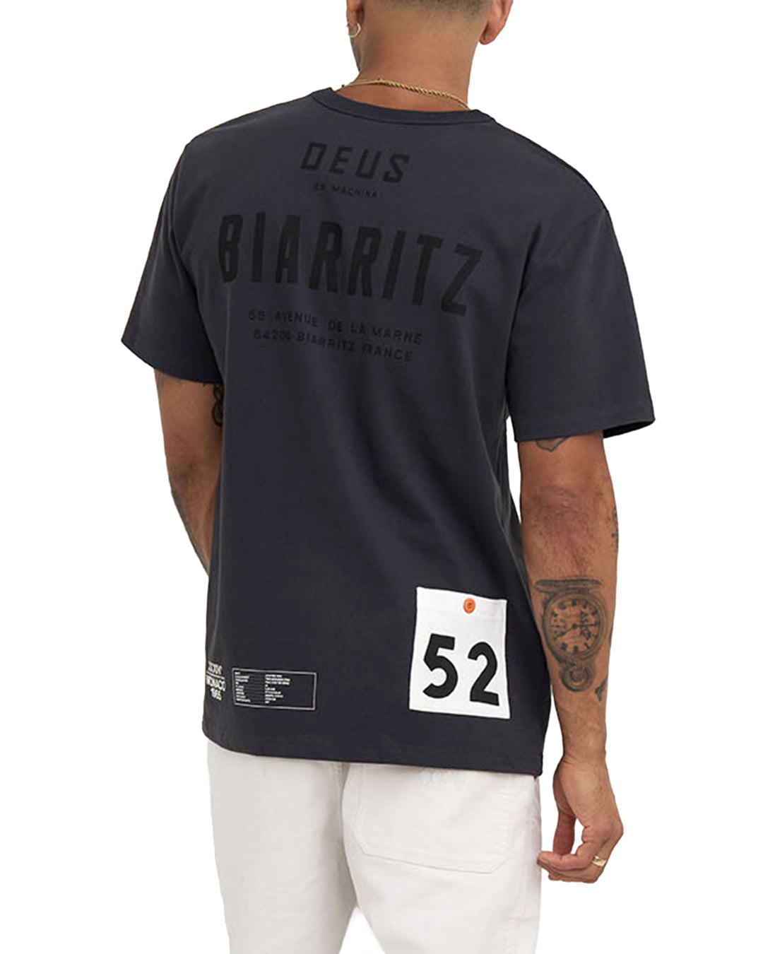 MW Biarritz Address Tee - Anthracite|Model