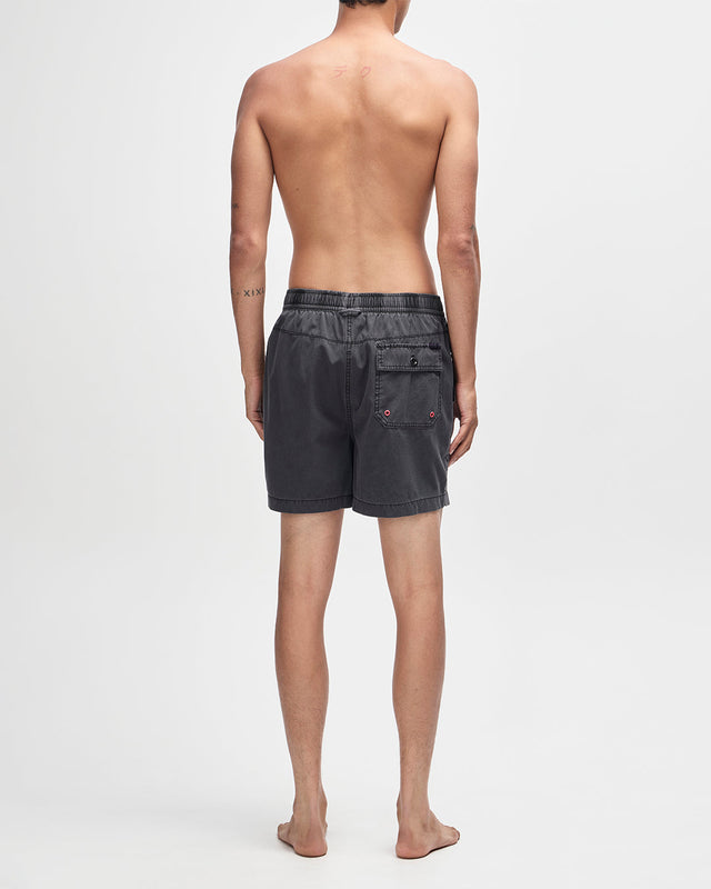 Sandbar Garment Dyed Mesh Short - Anthracite