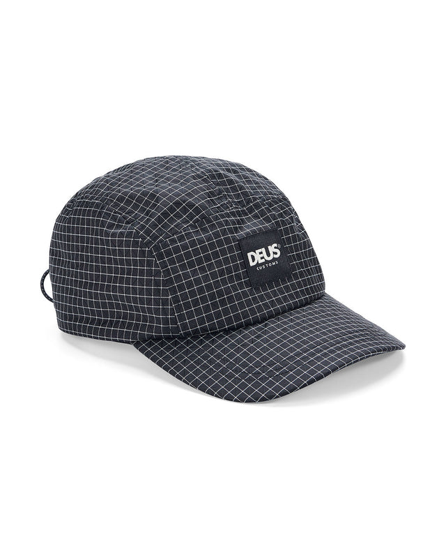 D261MHA554-Tower-5-Panel-Cap-Black