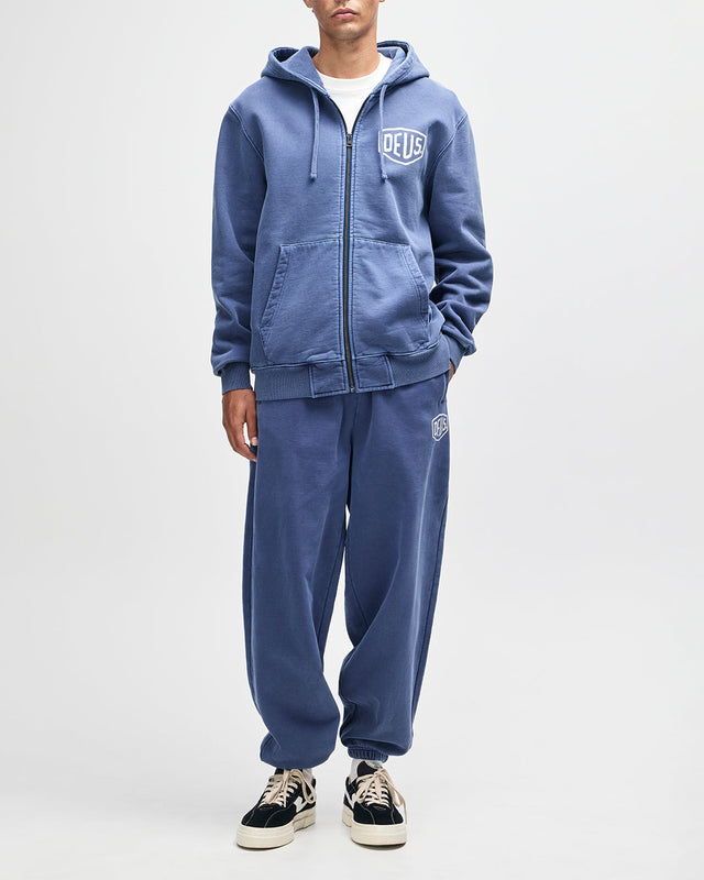 Shield Garment Dyed Track Pant - Mechanic Blue