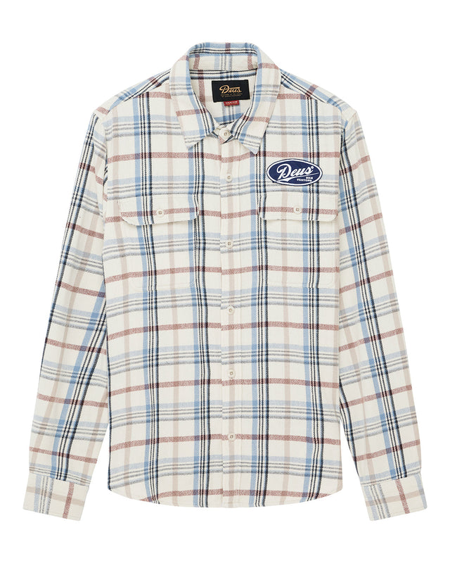 D261MSH304-VacayCheckShirt-Natural