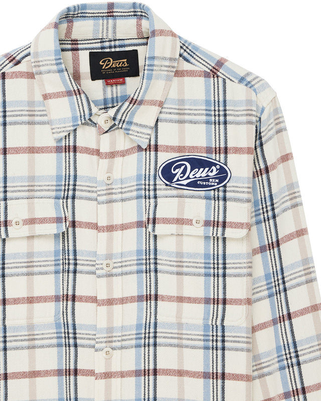 Vacay Check Shirt - Natural Check