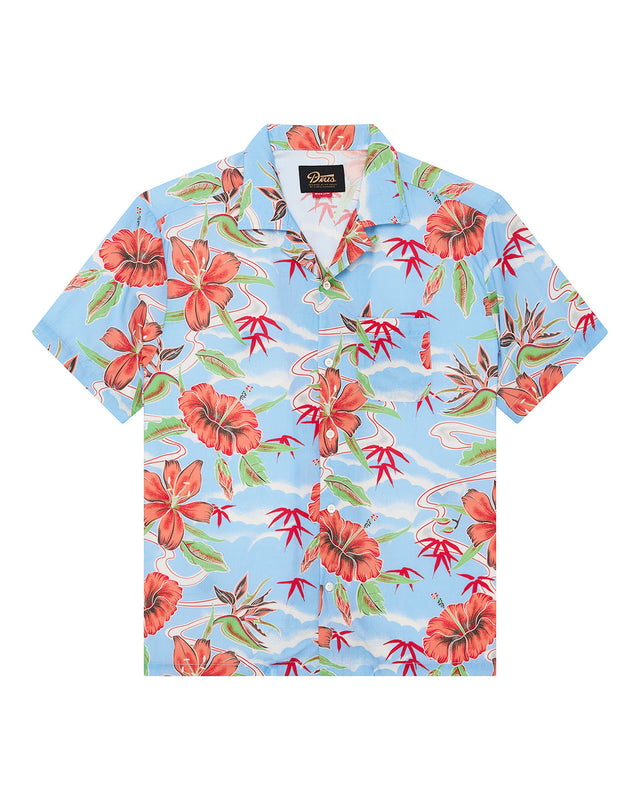 D261MSH330-BroadusShirt-Blue