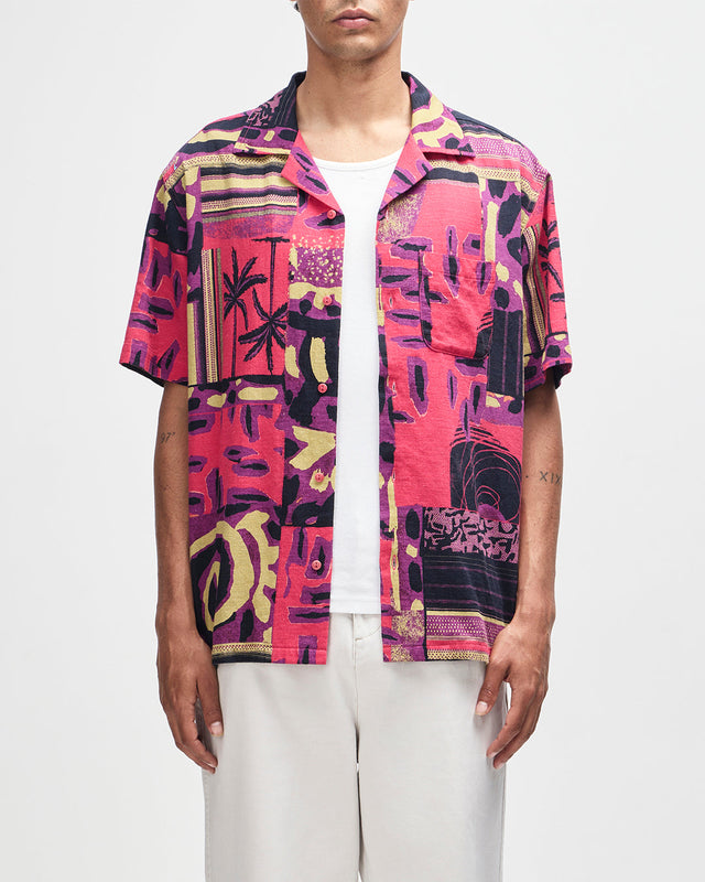 D261MSH525-FreamonShirt-MelonRed