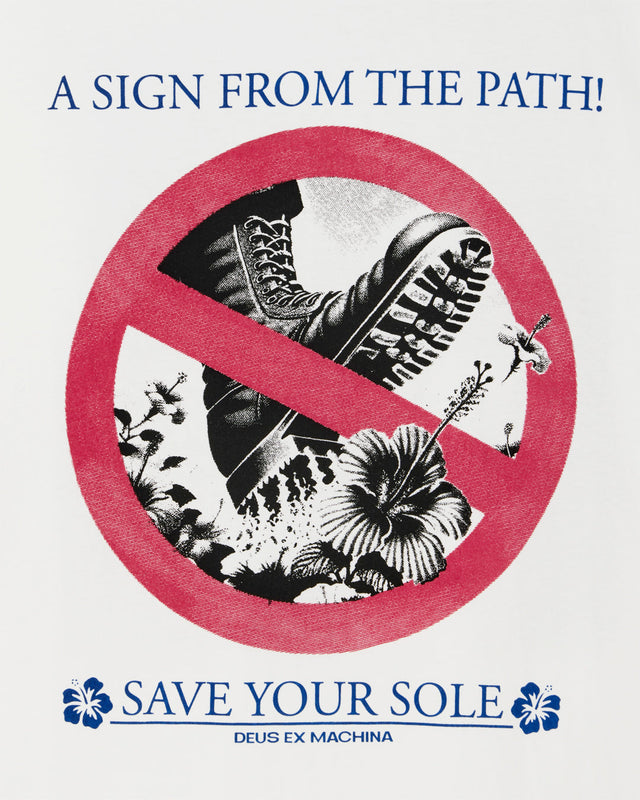 Save Your Sole Muscle - Vintage White