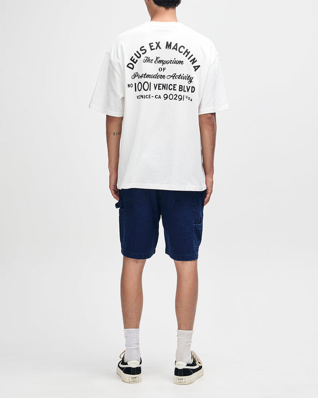 Venice Address Tee - White