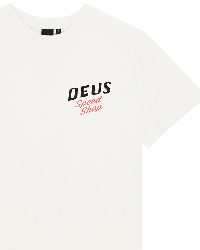 Dogleg Tee - Dirty White