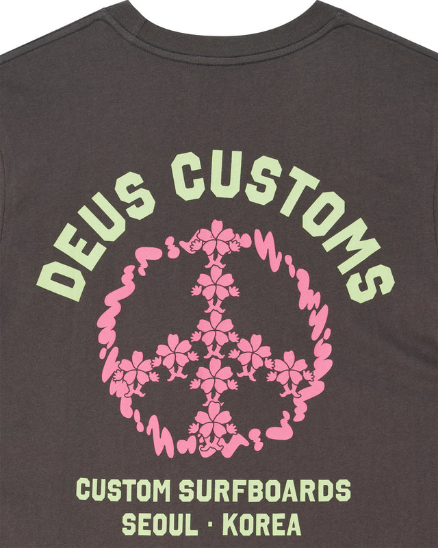 Fancy Pansy Tee - Anthracite