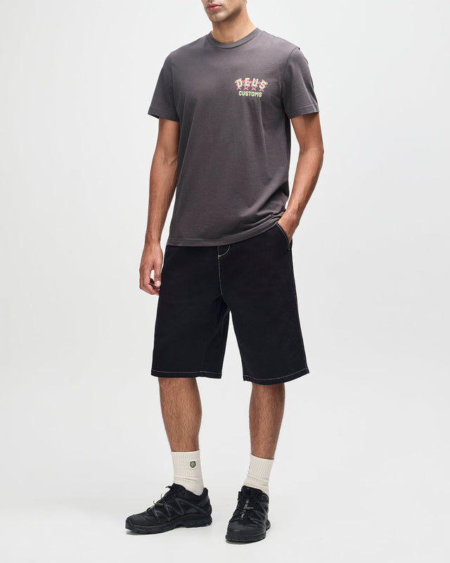 Fancy Pansy Tee - Anthracite