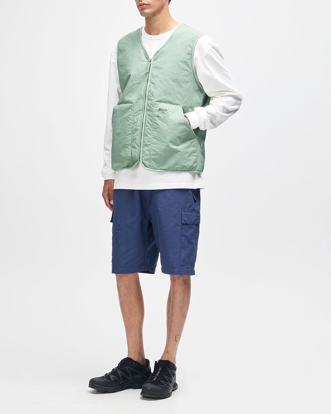 Hiro Padded Vest - Loden Frost Green – Deus Ex Machina South Africa