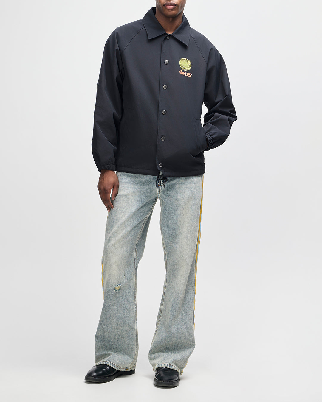 スチャダラパー Coach Jacket Black Strata Coach Jacket - Black – Deus Ex Machina South Africa