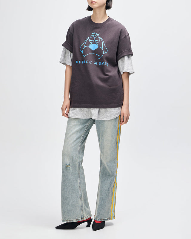 Office Musique Tee - Anthracite