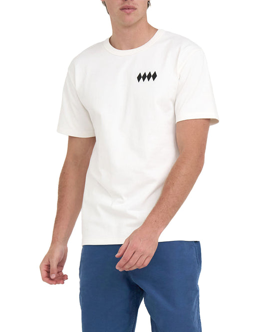 MW Biarritz Address Tee - Vintage White|Model