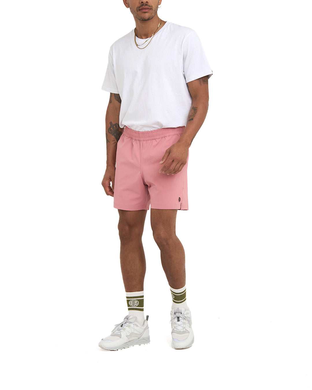 Service Cordura Swim Short - Mauve Glow|Model