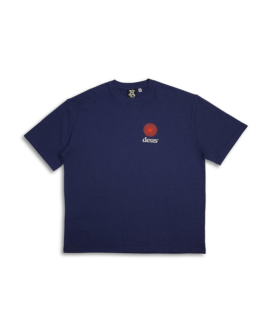 Strata Tee - Patriot Blue|Flatlay