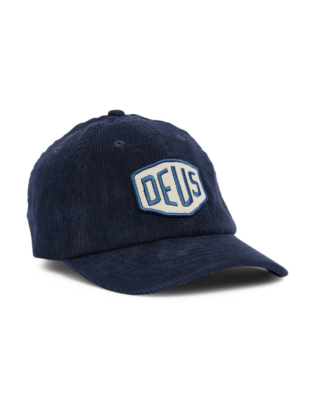 Shield Cord Dad Cap - Navy