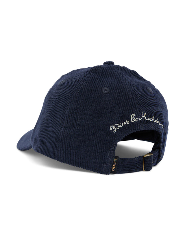 Shield Cord Dad Cap - Navy