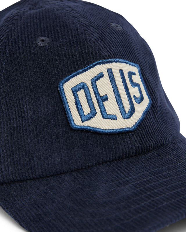 Shield Cord Dad Cap - Navy