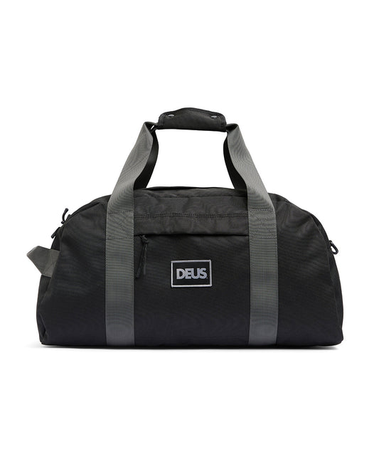Nylon Duffle Black|Flatlay
