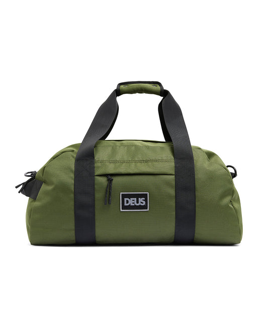 Nylon Duffle Olive|Flatlay
