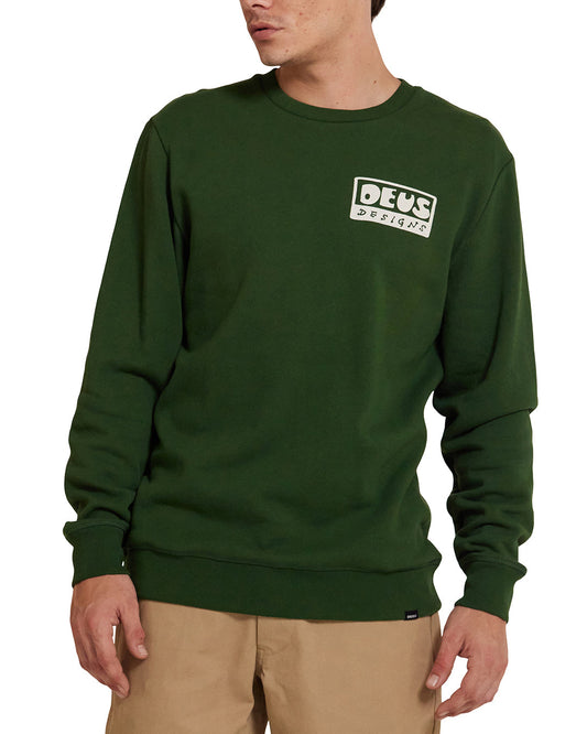 Nice To See You Crew - Hillside Green|Model
