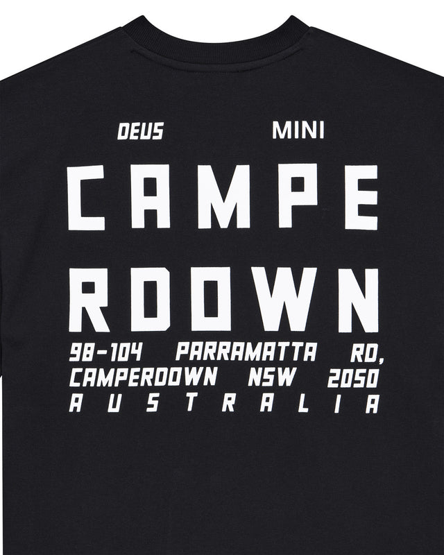 Camperdown Address Tee - Black