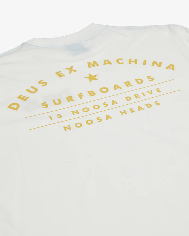 Noosa Surf Tee Vintage White