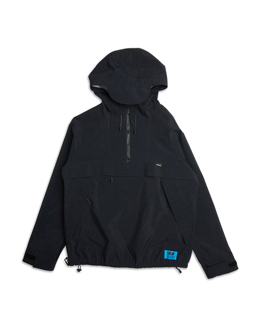 Riptide Smock Jacket - Black|Flatlay