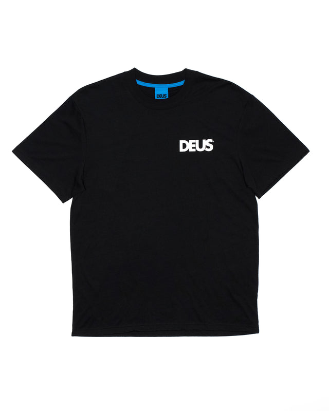 Los Angeles Surf Address Tee - Black