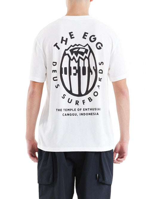 The Egg Tee - Vintage White|Model