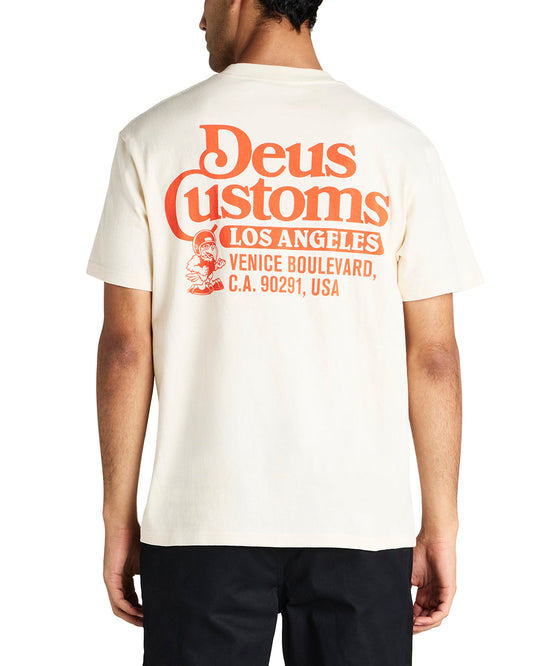 Raptor Tee - Dirty White|Model 
