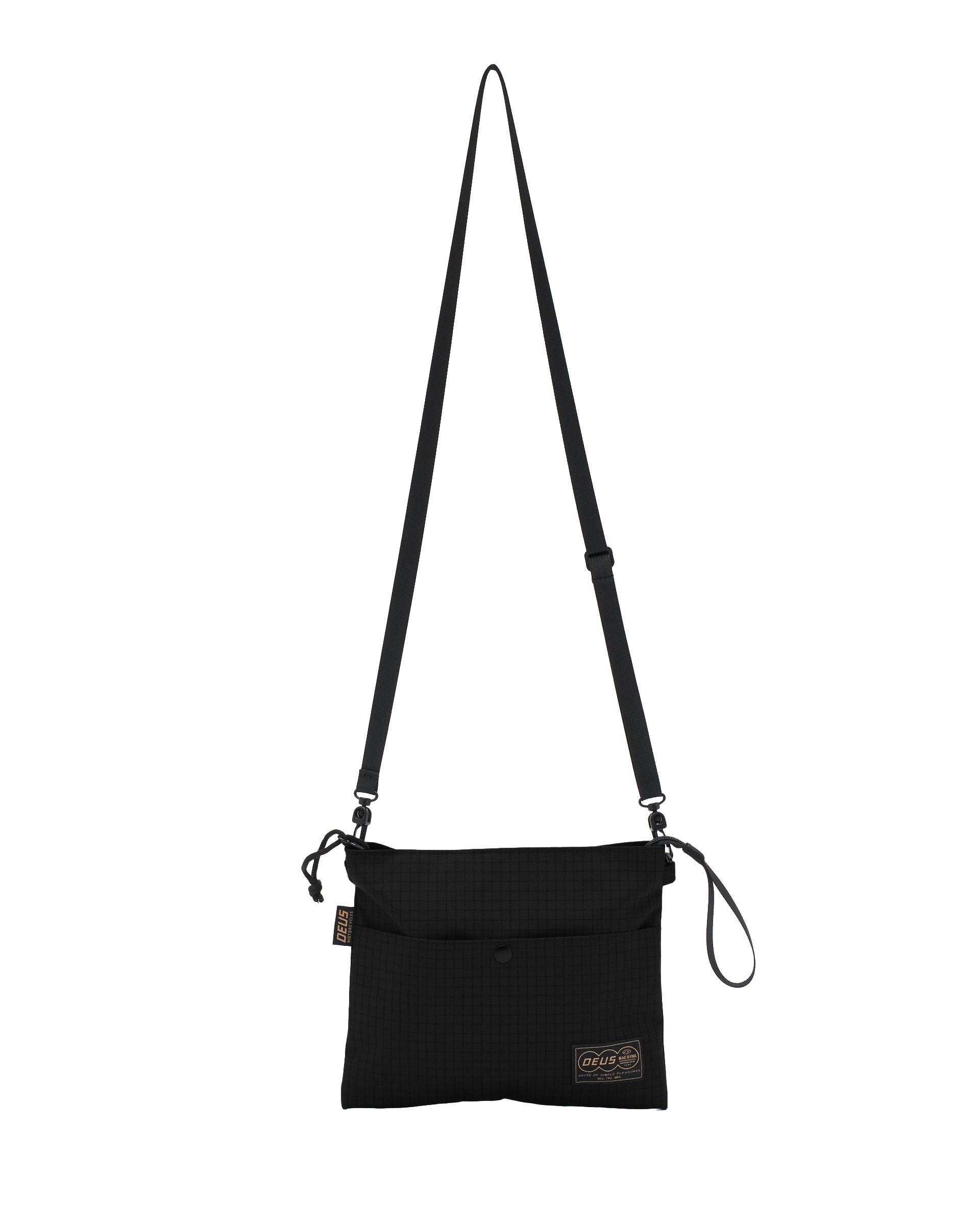 Travis 2-Way Sacoche - Black|Flatlay