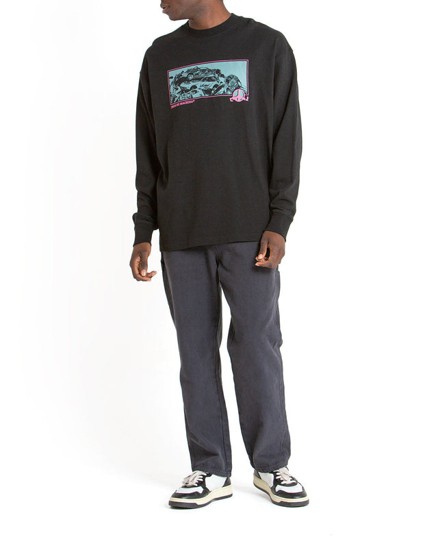 Piece Of Scrap LS Tee - Black