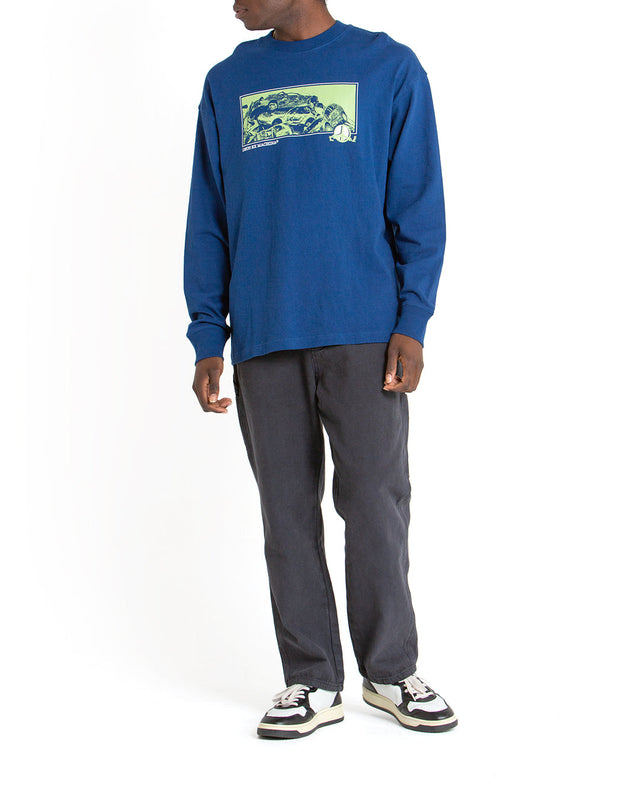 Piece Of Scrap LS Tee - Blue