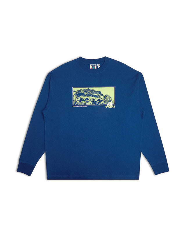 Piece Of Scrap LS Tee - Blue