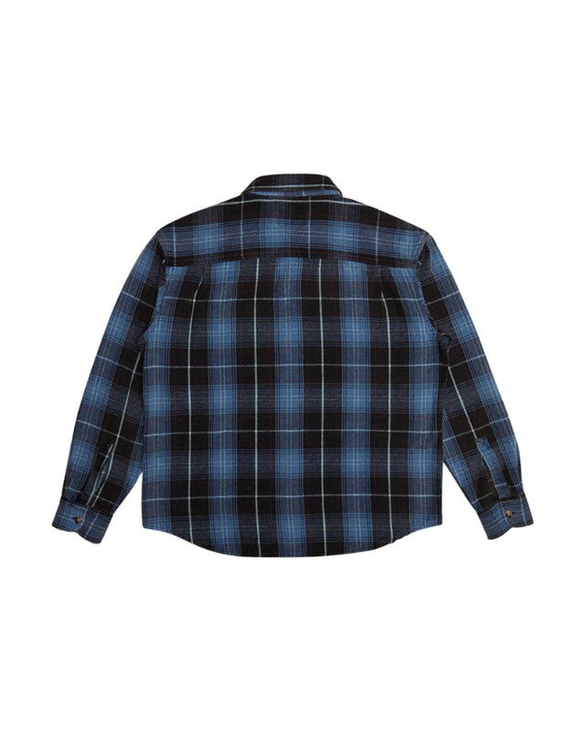 Too Busy To Work Shirt - Blue Check