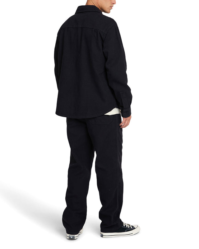 Too Busy Canvas Shirt - Anthracite