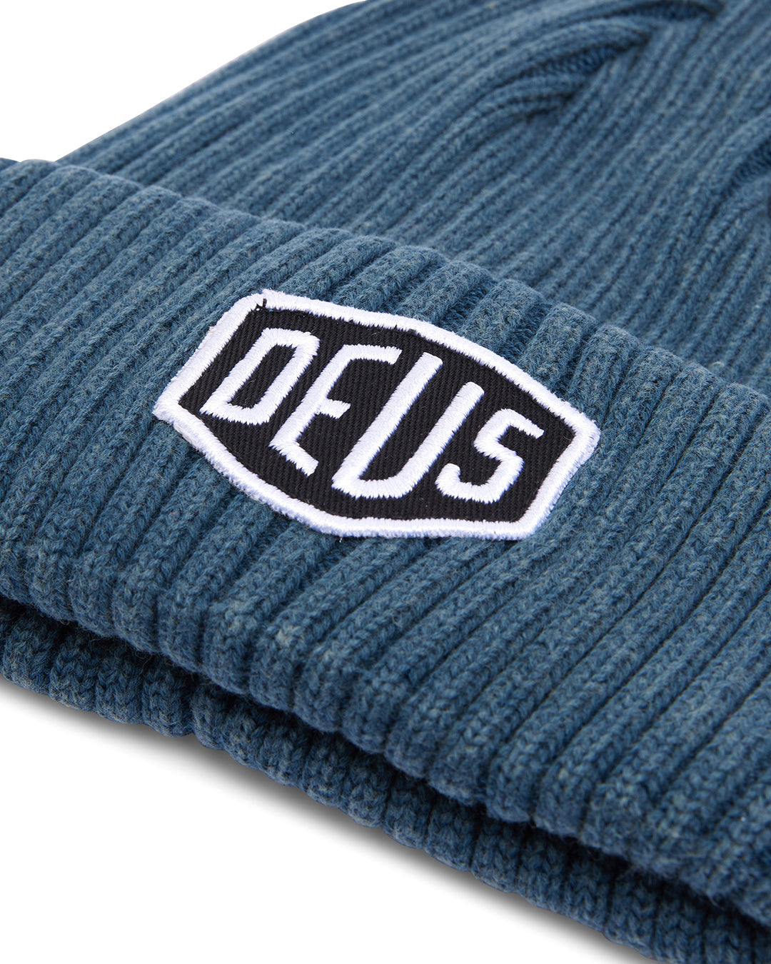 Garment Dyed Shield Beanie - Atlantic Deep|Flatlay