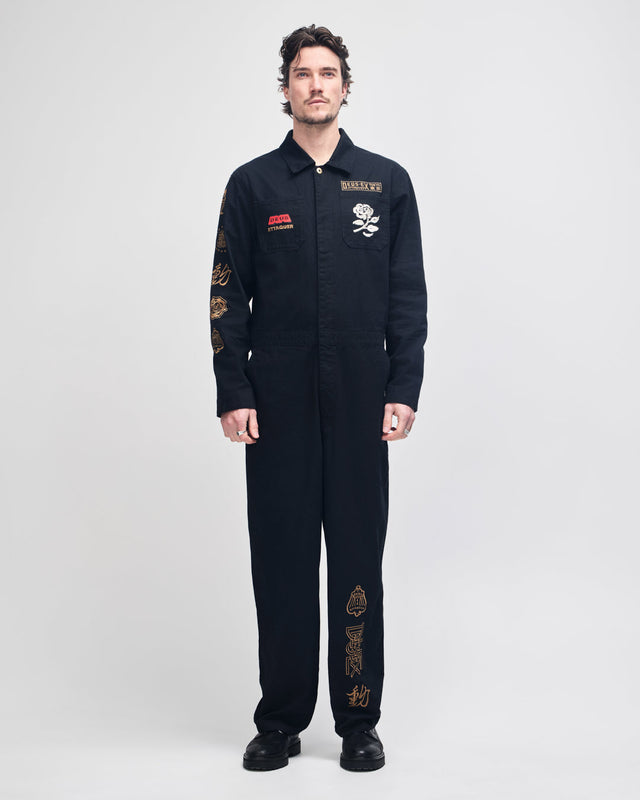 Attaq On Time Coverall - Black