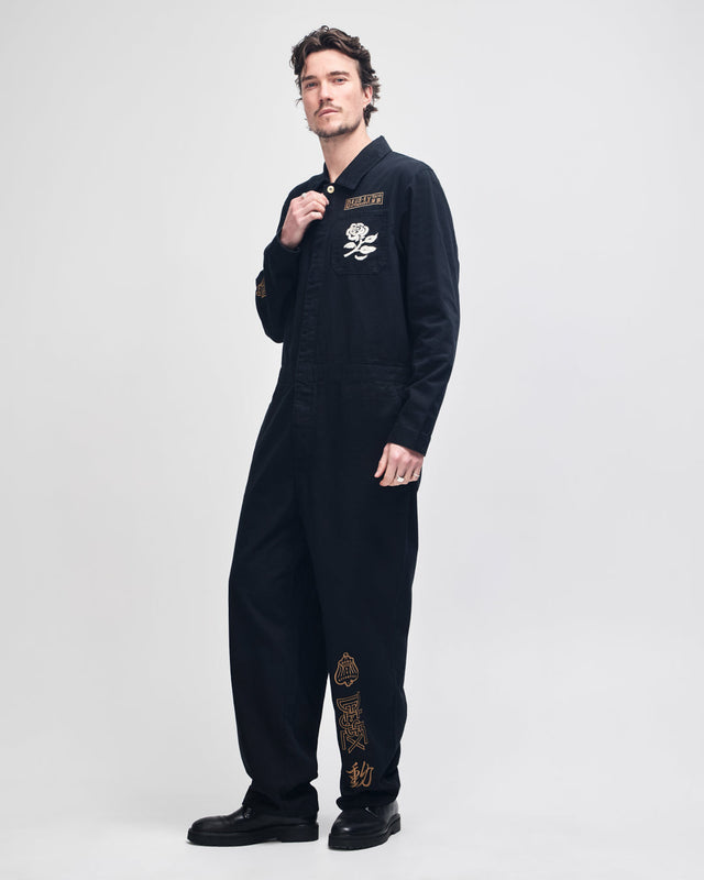 Attaq On Time Coverall - Black